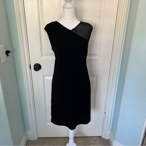 NWT DKNY sleeveless sheath dress with mesh